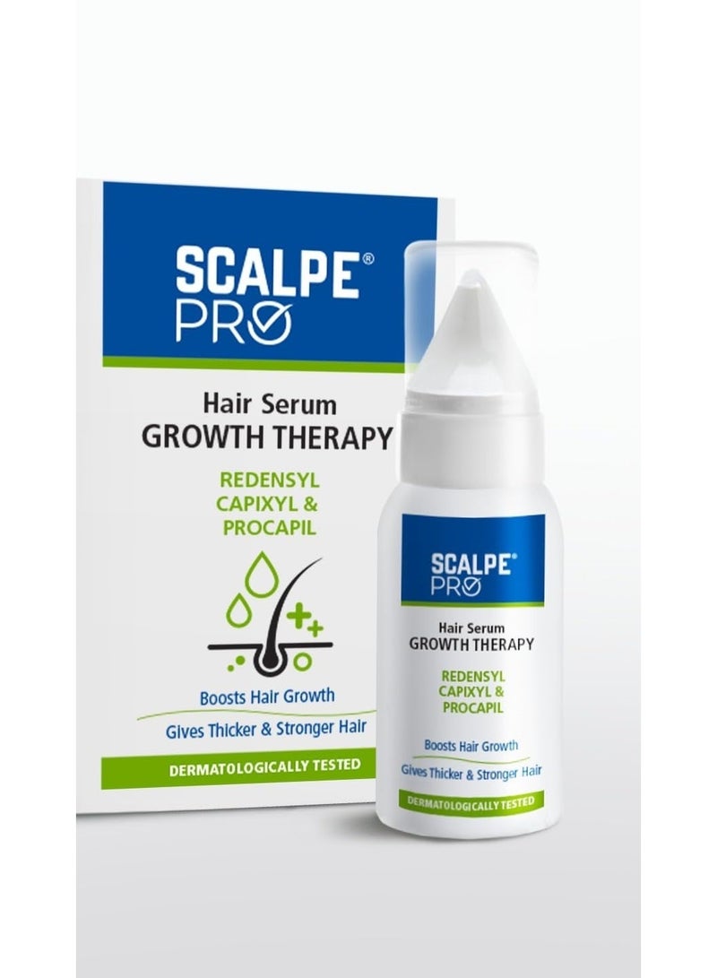 Scalpe Pro Hair Growth Serum with Applicator | 3% Redensyl, 3% Procapil, 3% Anagain | Boosts Hair Growth | Thicker & Stronger Hair | Non-Sticky | Paraben & Sulphate-Free | Unisex | 30 ml Visit the Scalpe Pro Store - Image 1